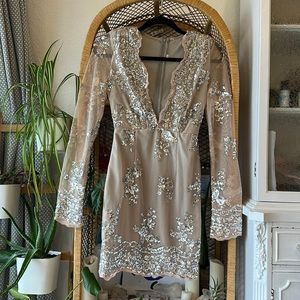 Sequin mini dress